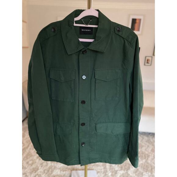 Westbury Green Trench Coat Parisian Academia Downtown Scandi Boho Buttery Soft - Picture 1 of 10